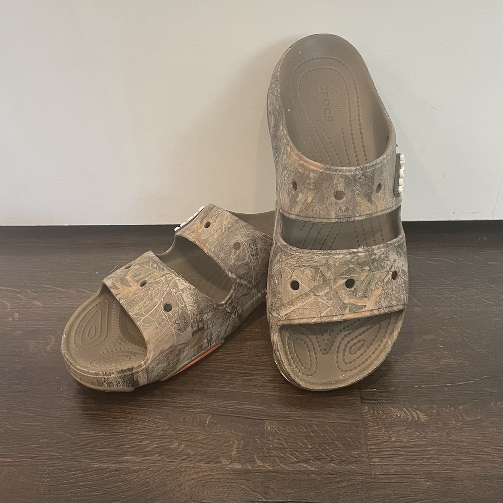 Crocs Classic All Terrain Realtree Edge Men Slip On Sandals Shoes Size 13